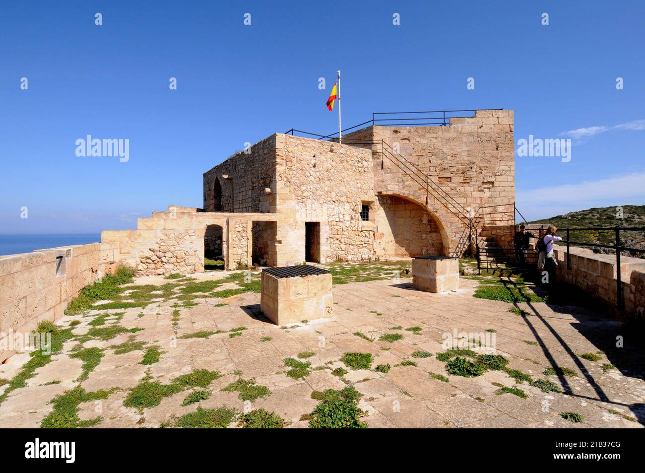 Cabrera Archipelago National Park, castle. Majorca, Balearic Islands