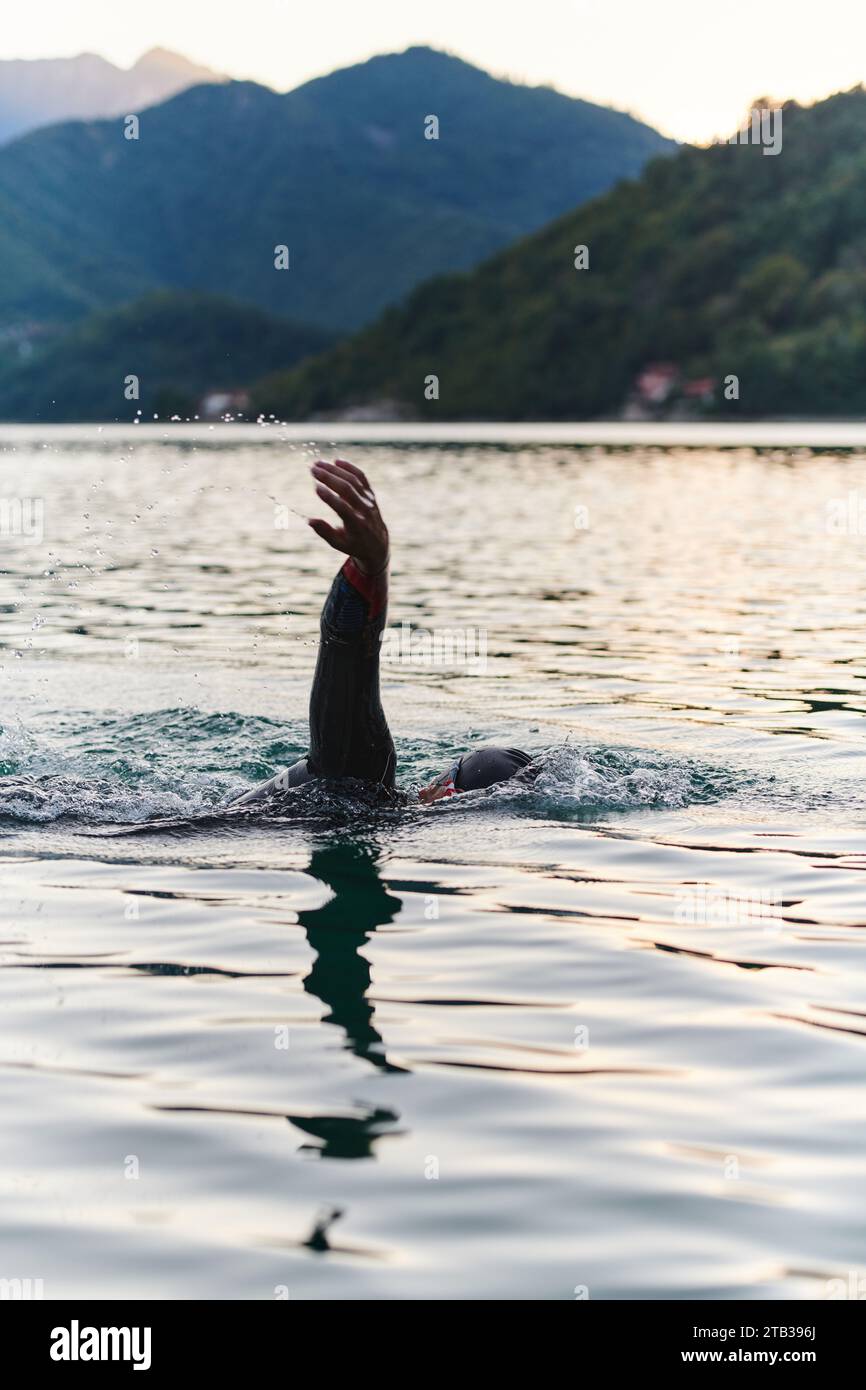Swimmer mental strength hi-res stock photography and images - Alamy