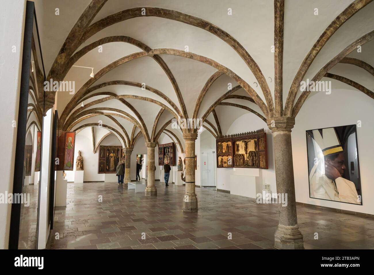 Gotische Halle, Schloß Gottorf, Schleswig, Schleswig-Holstein, Deutschland *** Gothic Hall, Gottorf Castle, Schleswig, Schleswig Holstein, Germany Credit: Imago/Alamy Live News Stock Photo