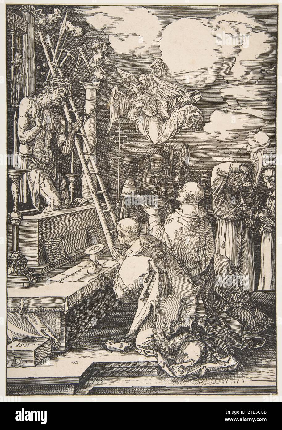 The Mass of Saint Gregory 1984 by Albrecht Durer Stock Photo Alamy