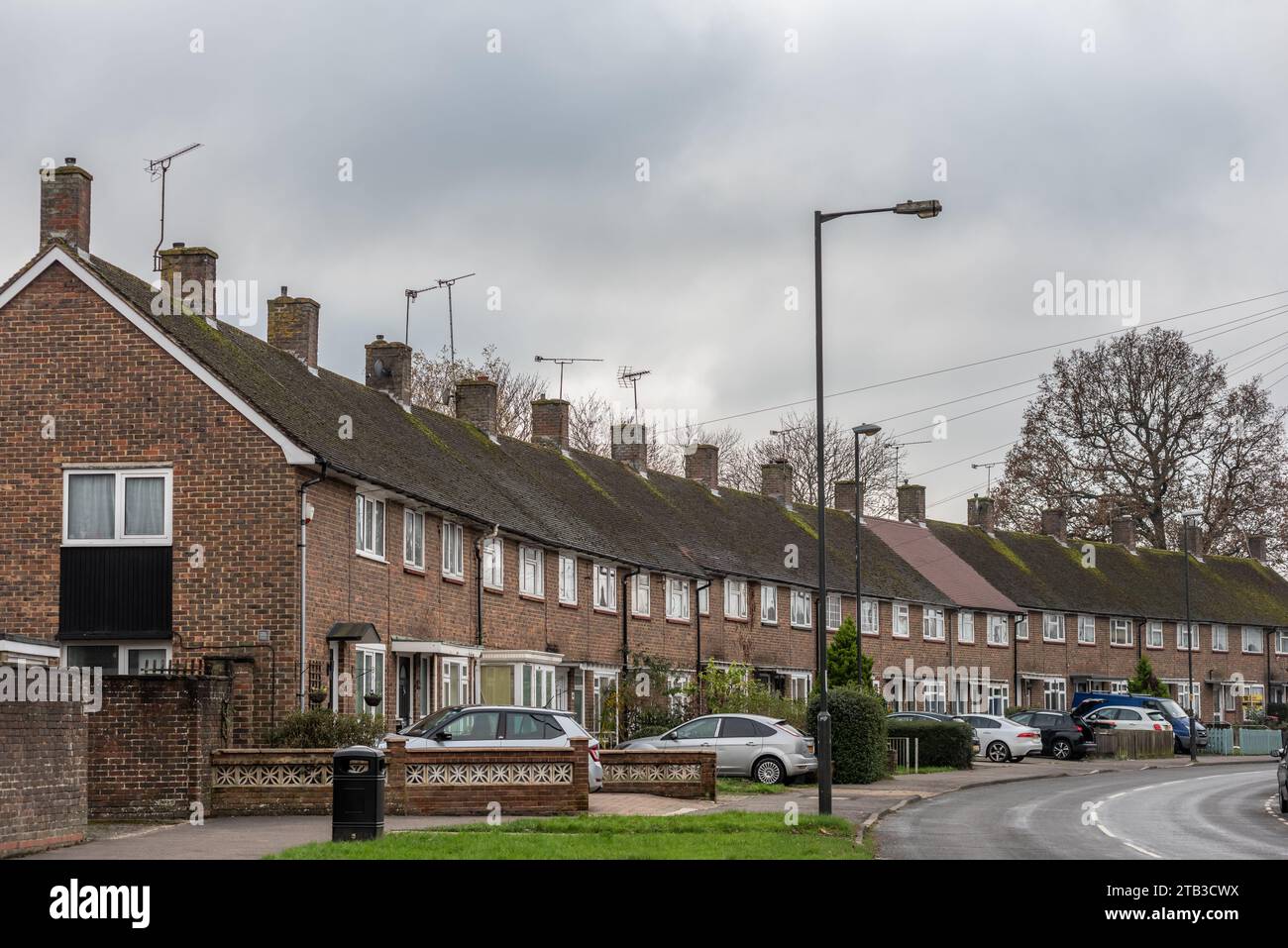 Crawley, December 1st 2023 Ashdown Drive in Tilgate Stock Photo Alamy