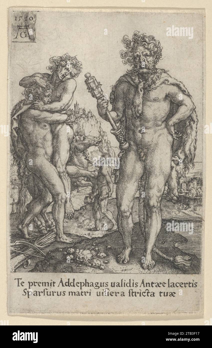 Hercules and antaeus artist hi-res stock photography and images - Alamy