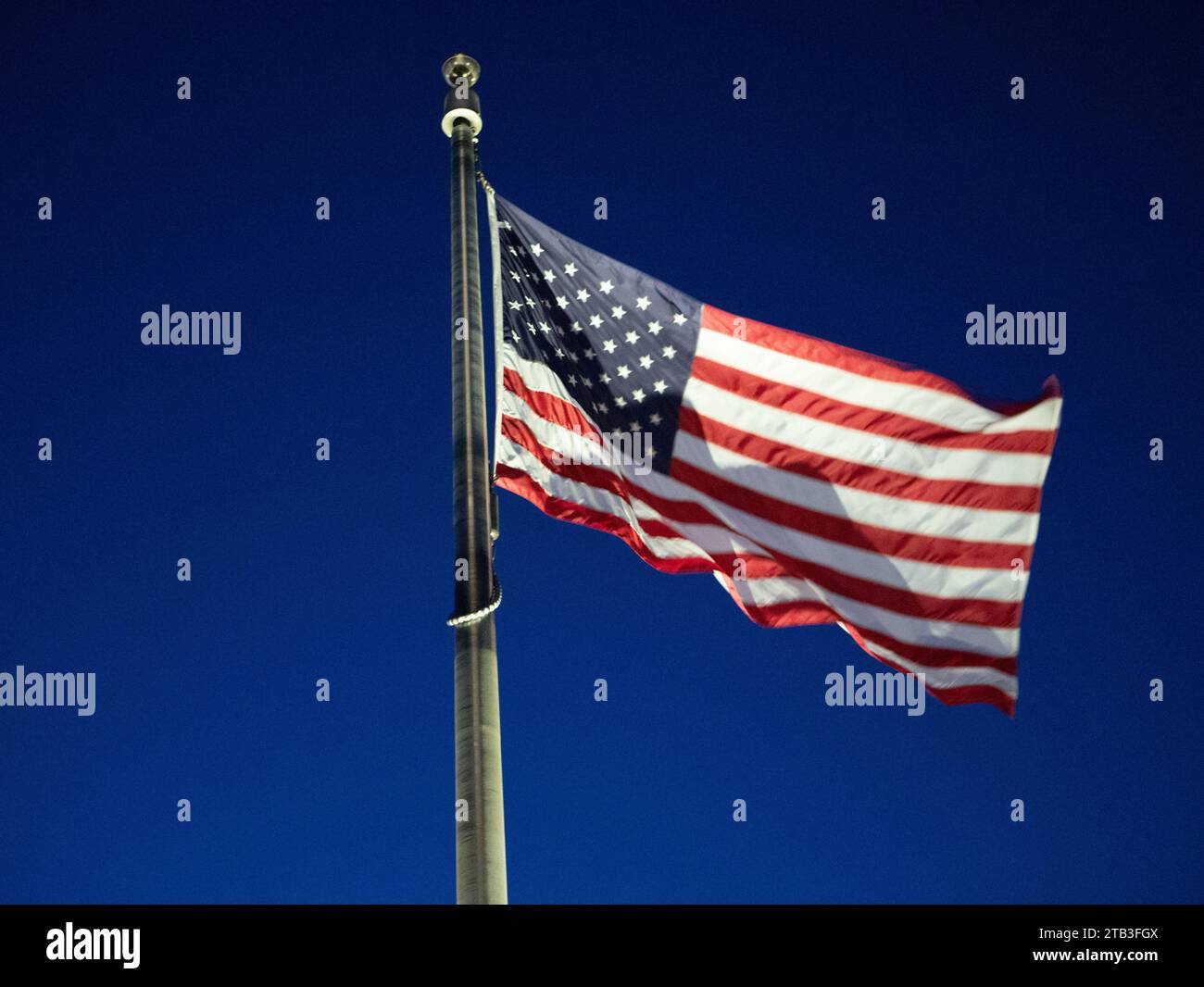 The flag of the United States of America, the Stars and Stripes