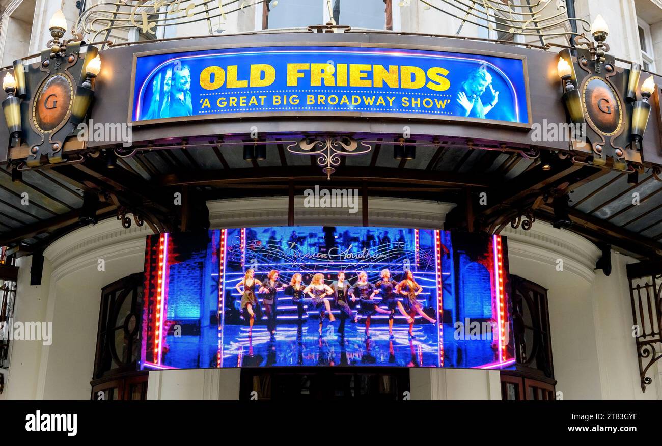 London, UK. Stephen Sondheim's 'Old Friends' at the Gielgud Theatre in Shaftesbury Avenue, November 2023 Stock Photo