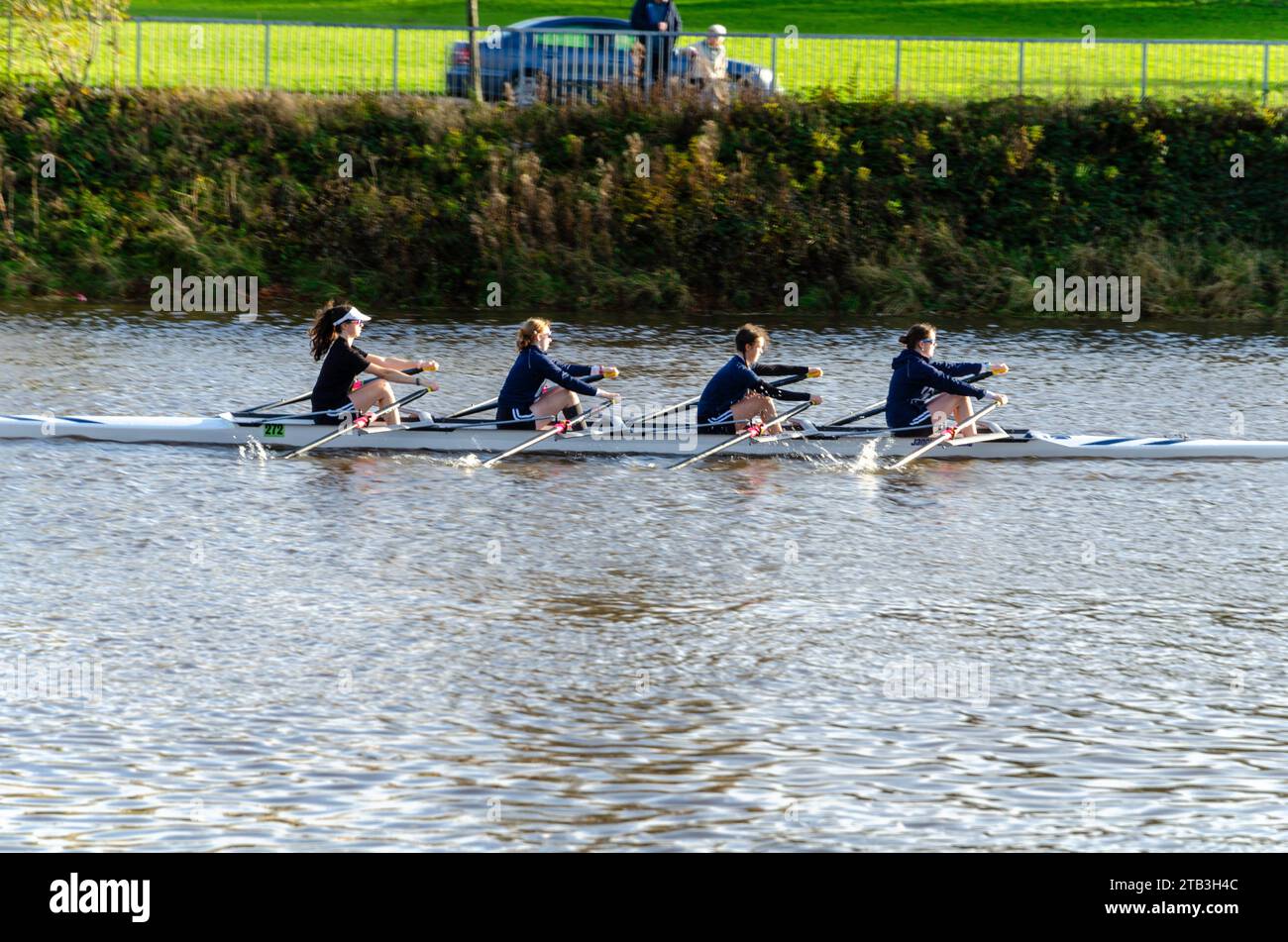 Belfast County Down Northern Ireland, November 18 2023 Four female