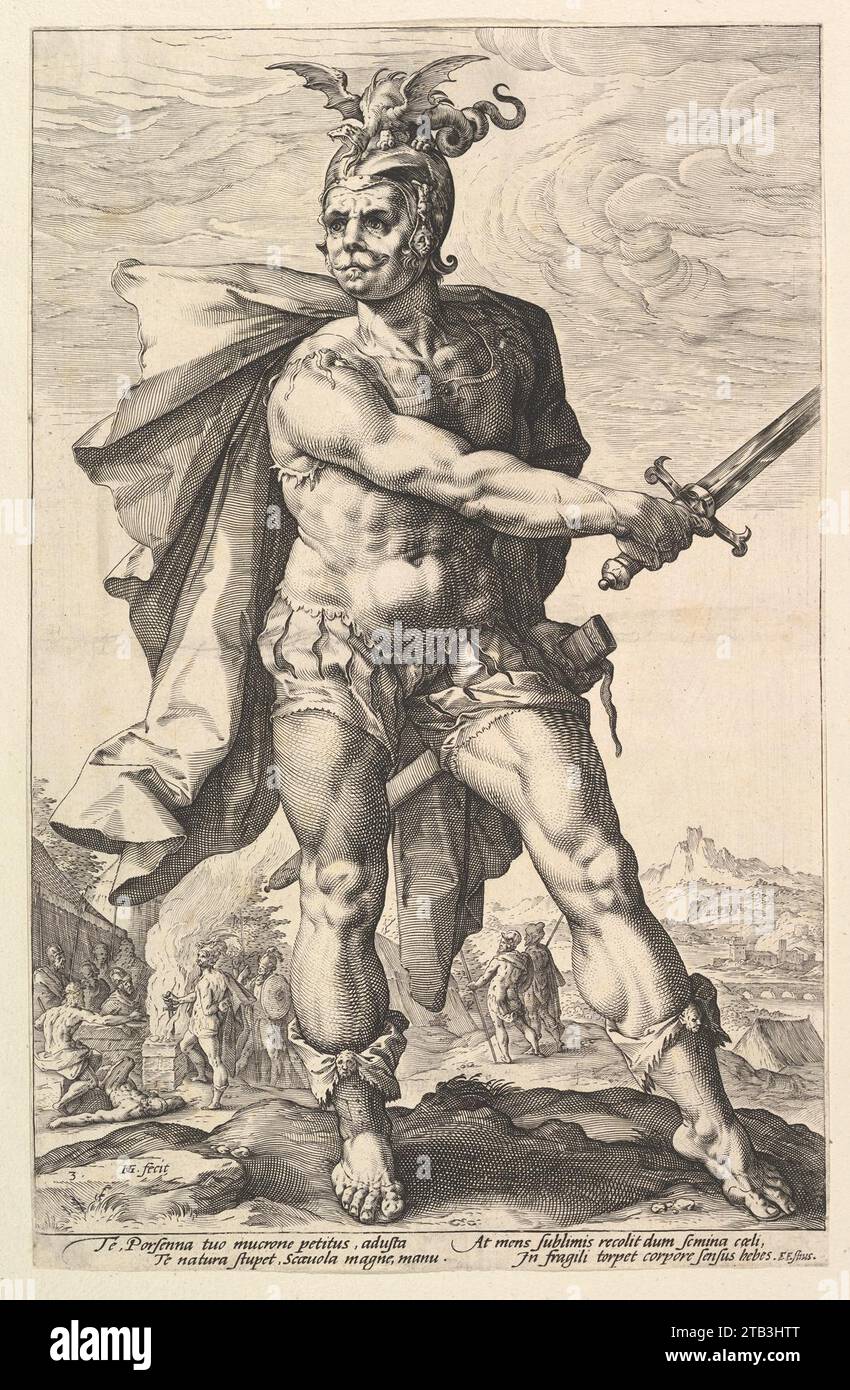 Mucius scaevola roman heroes hi-res stock photography and images - Alamy