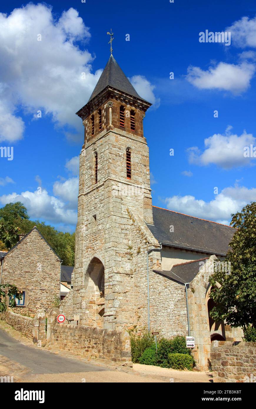 Frankreich, Bretagne, MontDol, Kirche, Bretagne, SaintPierre Stock