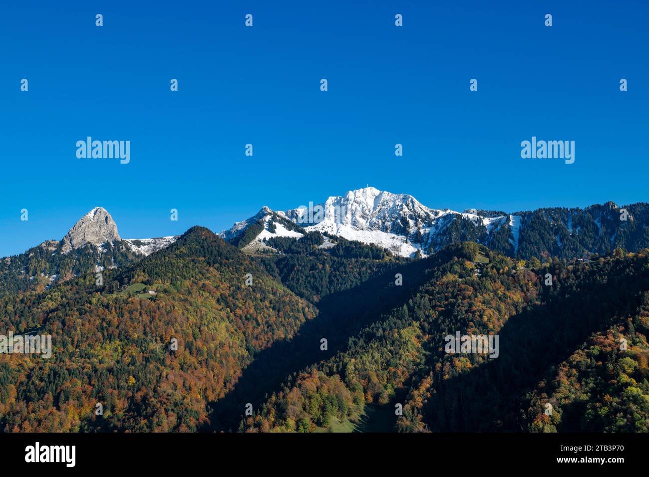 Suisse, Schweiz, Switzerland, Vaud, Waadt, Montreux, Les Rochers-de-Naye,  Dent de Jaman, montagne, montagnes, Berg, Berge, mountain, mountains, monta Stock Photo