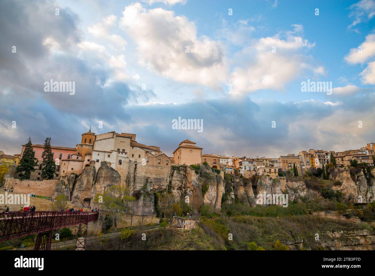Overview. Cuenca, Spain. Stock Photo