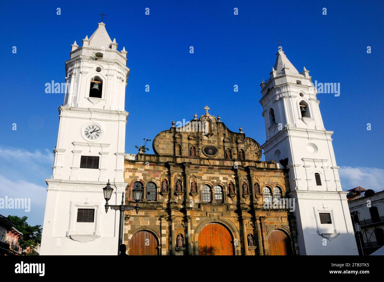 Cathedral, Casco Antiguo, Historic Town, Panama City, Panama, Central America Stock Photo