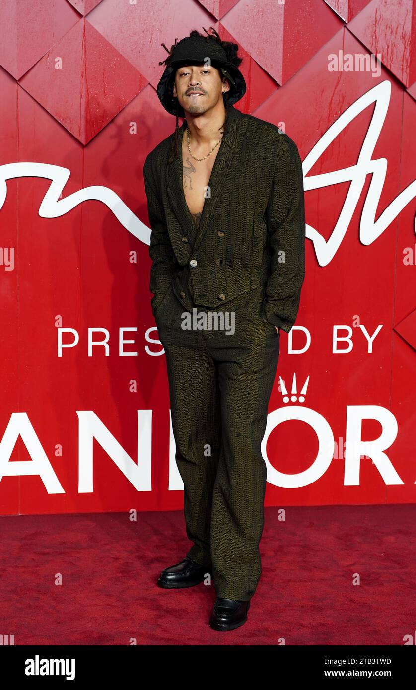 Jordan Stephens attending the Fashion Awards 2023 presented by Pandora