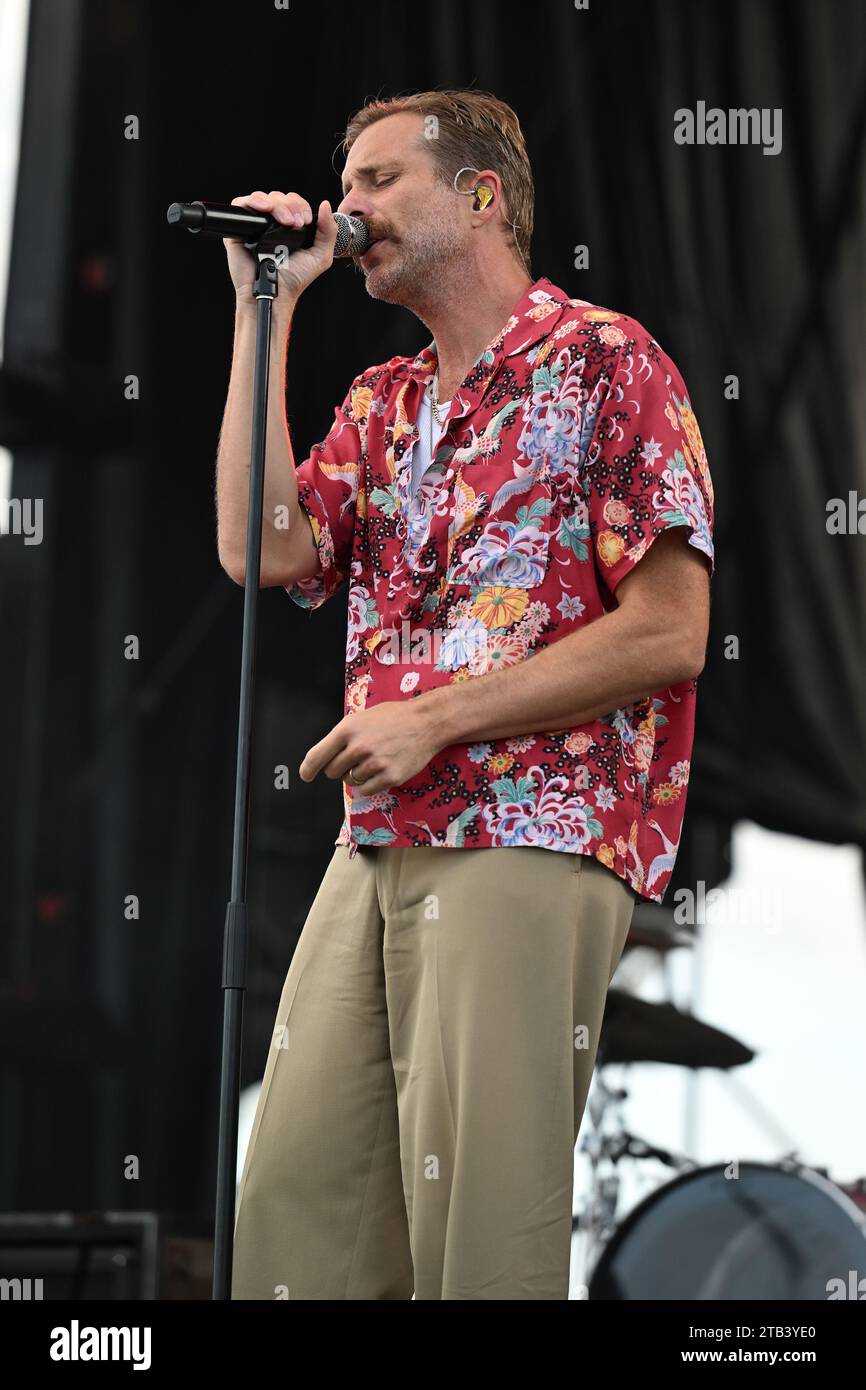 Fort Lauderdale, FL, USA. 03rd Dec, 2023. Aaron Bruno of Awolnation ...