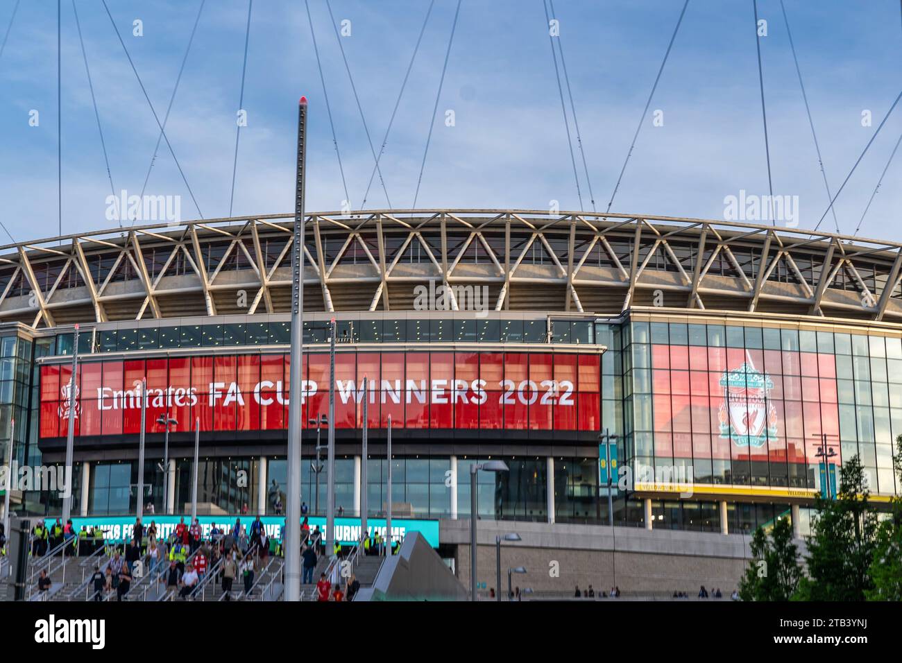 Wembley, FA Cup final in 2022 Stock Photo
