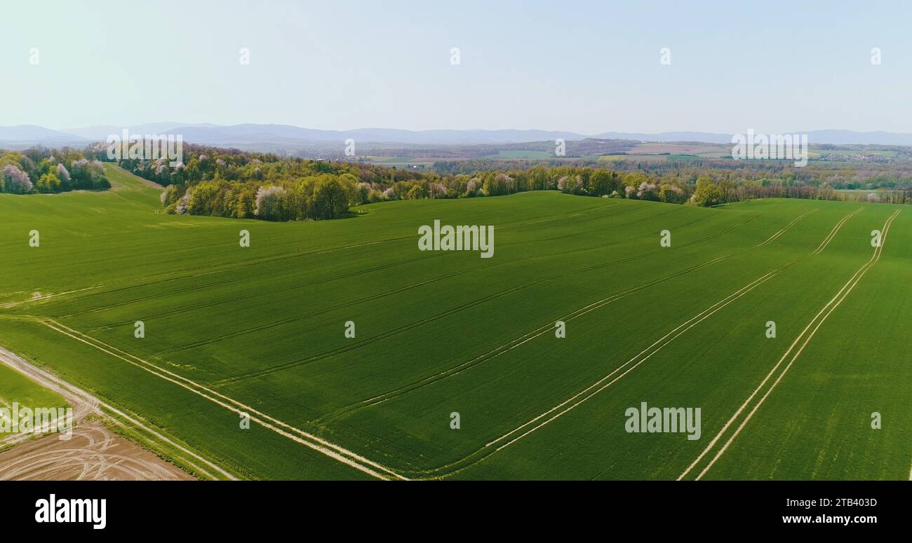 Agricultural field aerial view hi-res stock photography and images - Alamy