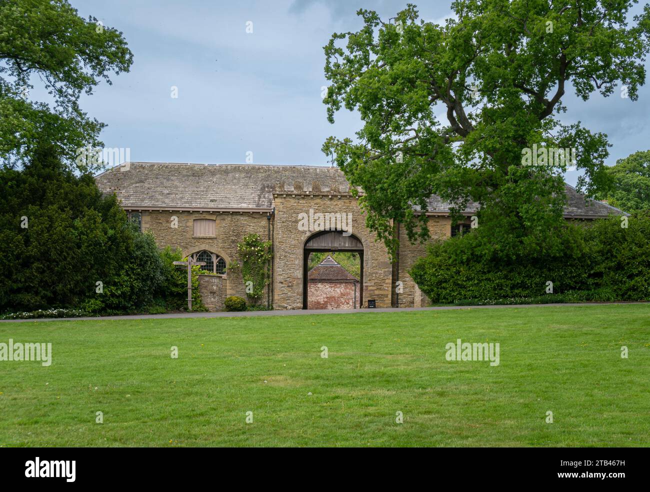 Old stables of Croft Castle in Yarpole, Herefordshire, UK Stock Photo