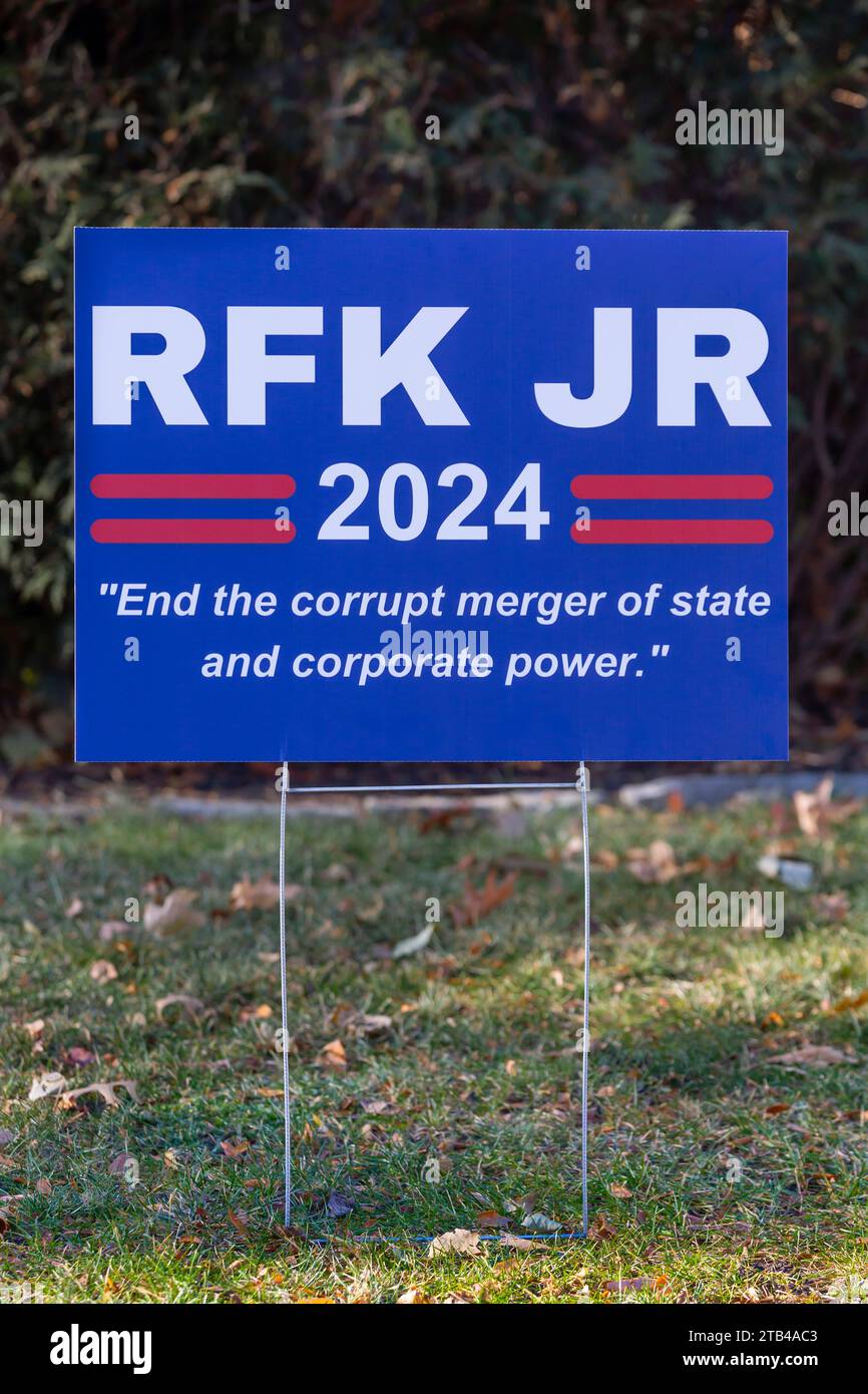 2024 United States presidential election campaign yard sign for