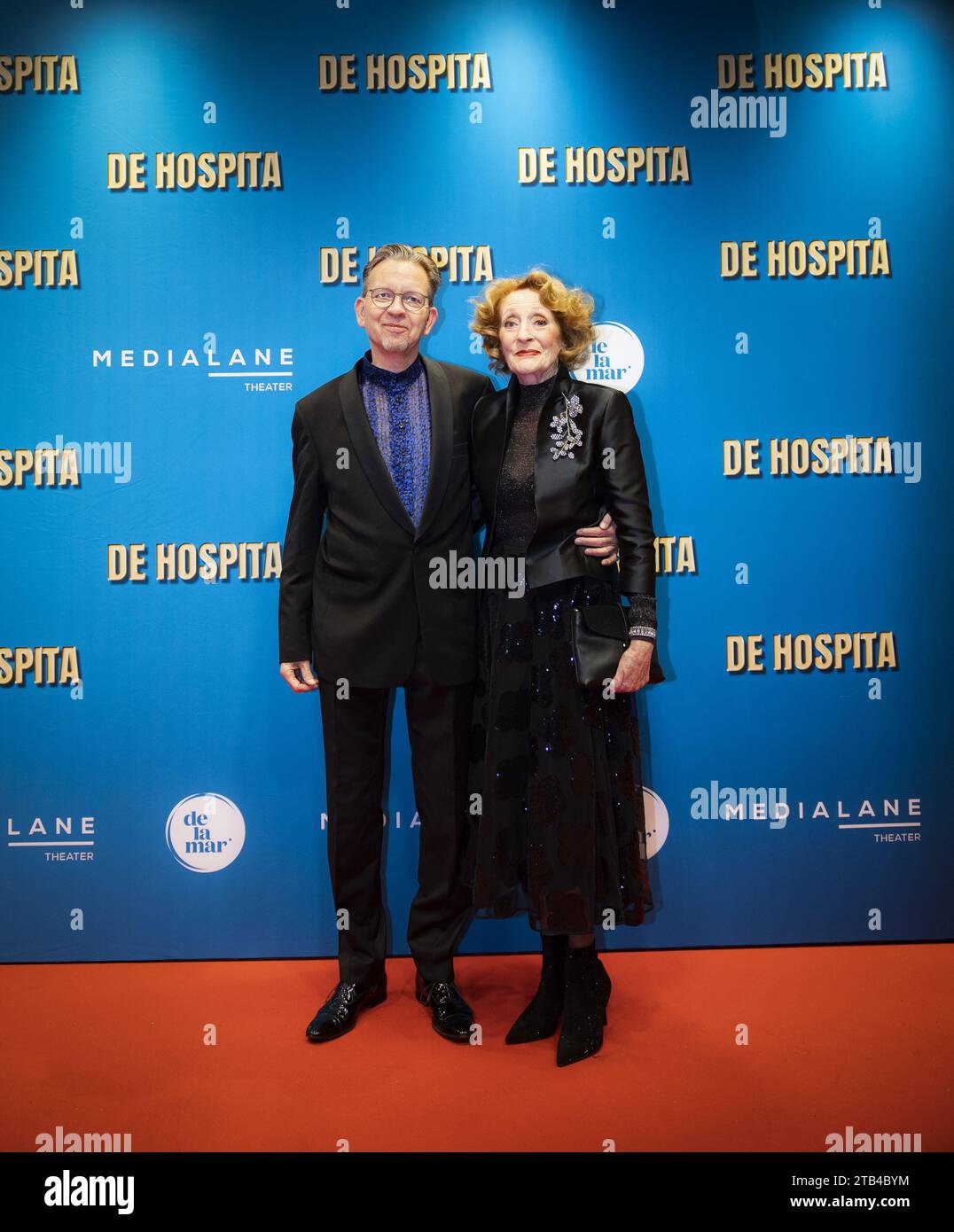 AMSTERDAM Gerrie van der Klei on the red carpet for the premiere of the musical De Hospita
