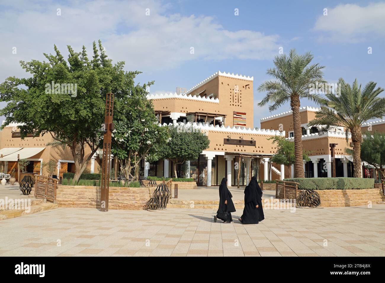 Bujairi Terrace at Diriyah in Riyadh Stock Photo