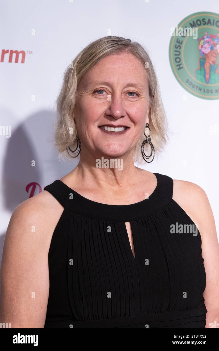 Los Angeles, California, USA. 2nd December, 2023. Maria Dellalonga, City of Bellflower dignitary, attending the Prom Expo Unlimited Fundraiser to benefit foster youth at a private location in Los Angeles, California.   Credit: Sheri Determan Stock Photo