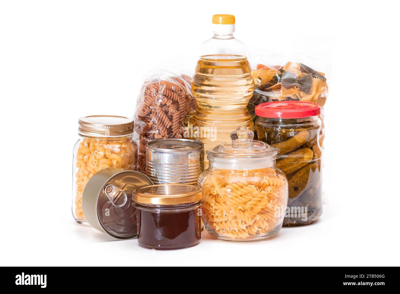 Food Reserves Canned Food, Spaghetti, Pate, Tuna, Tomato Juice, Pasta