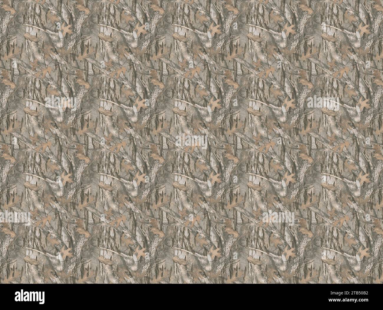 Real Tree Camouflage Pattern Vector Stock Vector