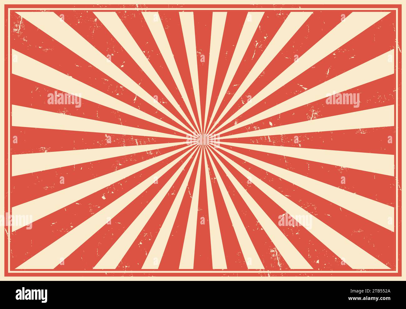 Circus carnival vintage sunlight rays or sunbeam burst retro background ...