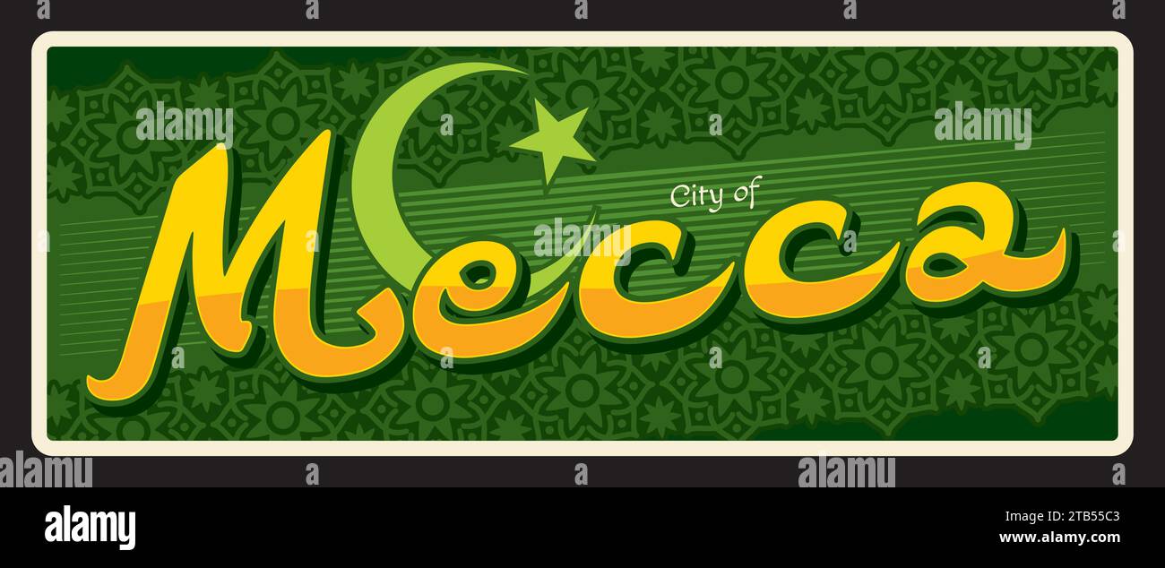 mecca-signage-stock-vector-images-alamy