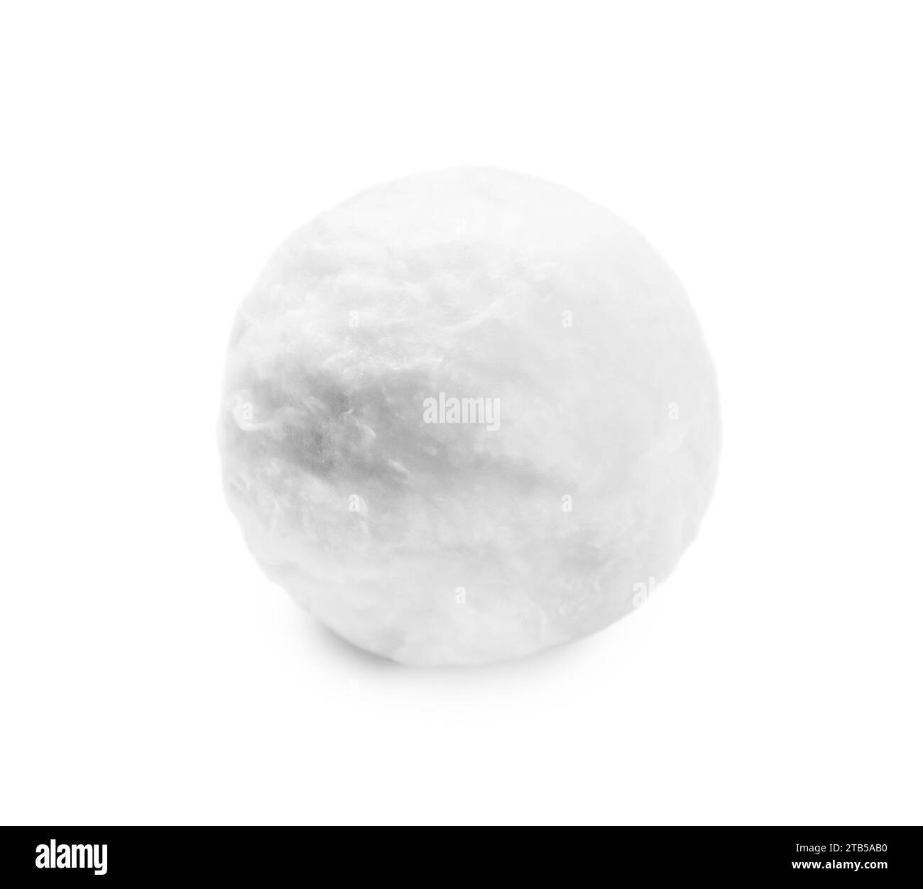 Ball of clean cotton wool isolated on white Stock Photo Alamy