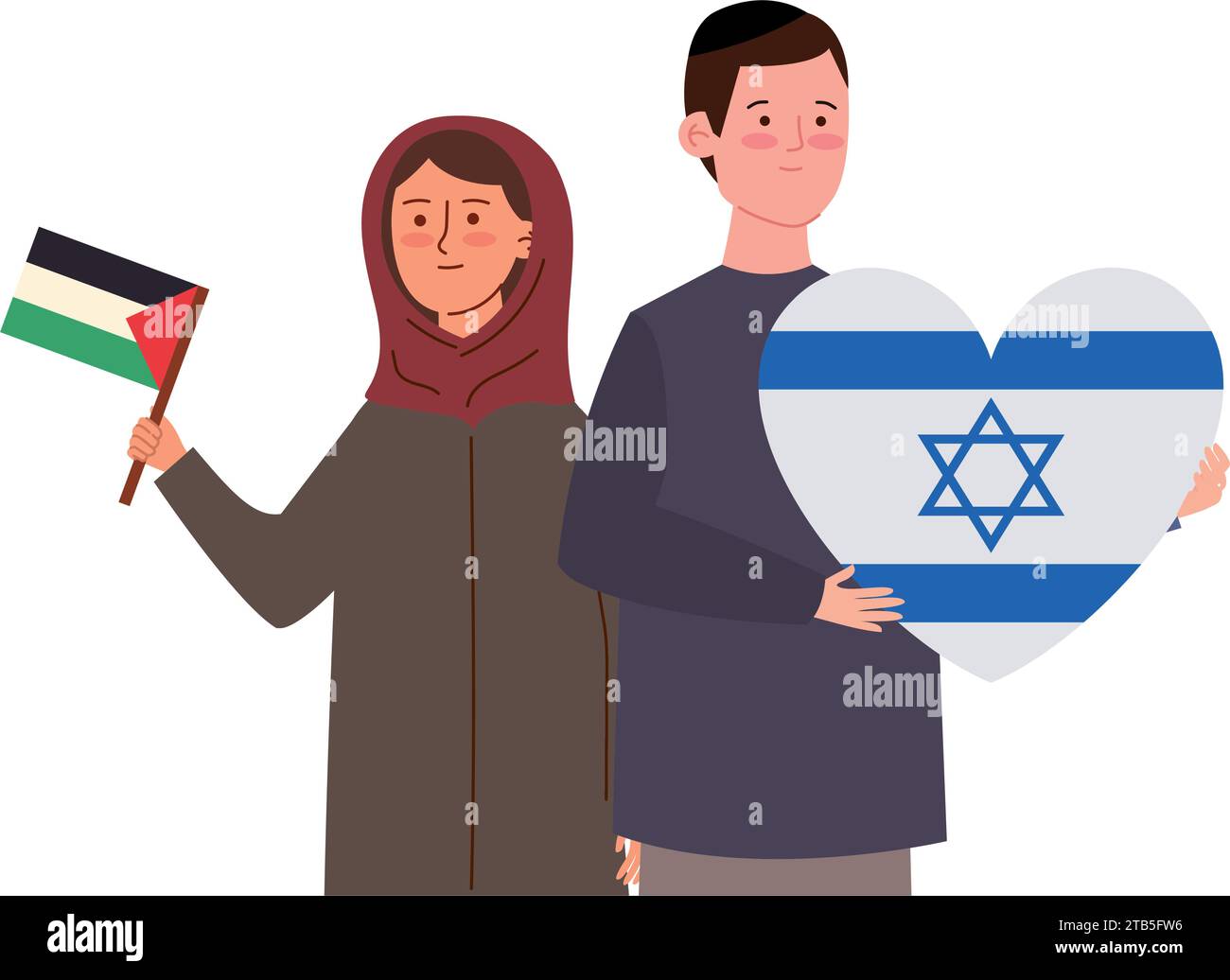 israel and palestine peace people Stock Vector Image & Art - Alamy