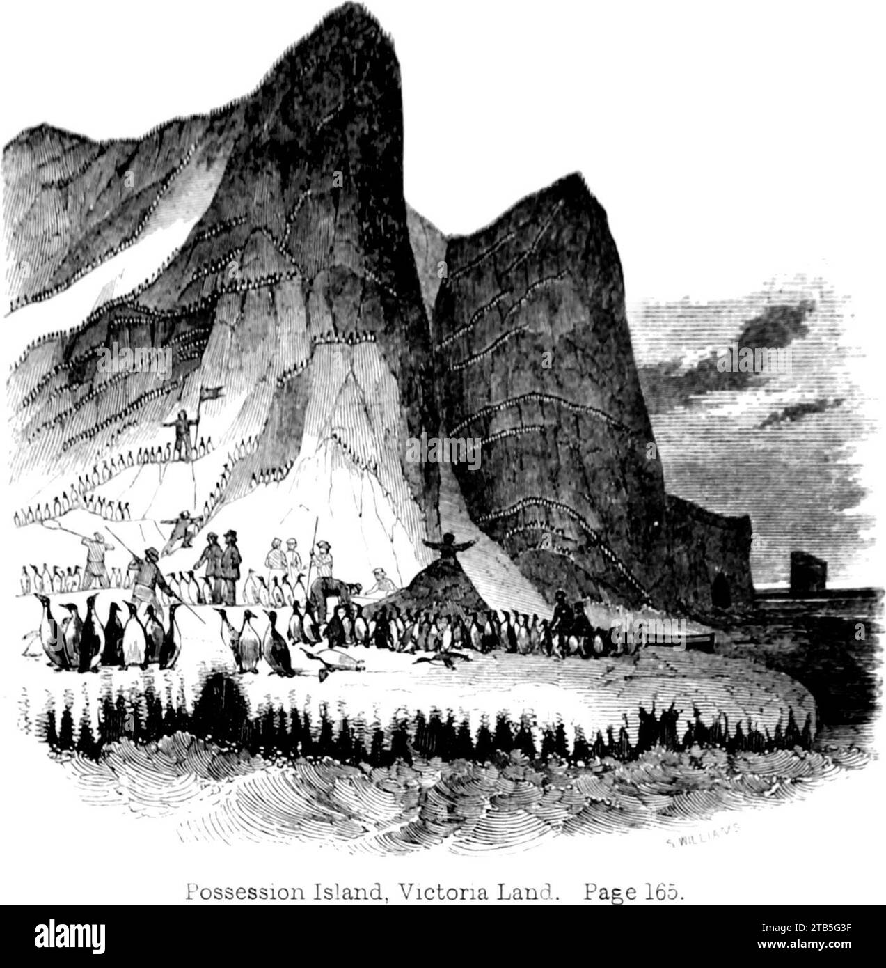 Voyage Southern and Antarctic Regions-2-1847-0005 Stock Photo - Alamy