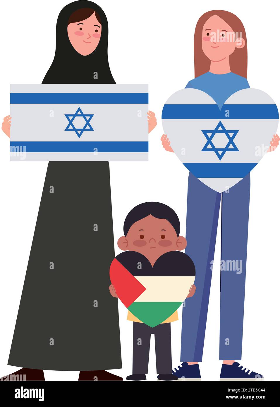 israel and palestine peace persons Stock Vector Image & Art - Alamy