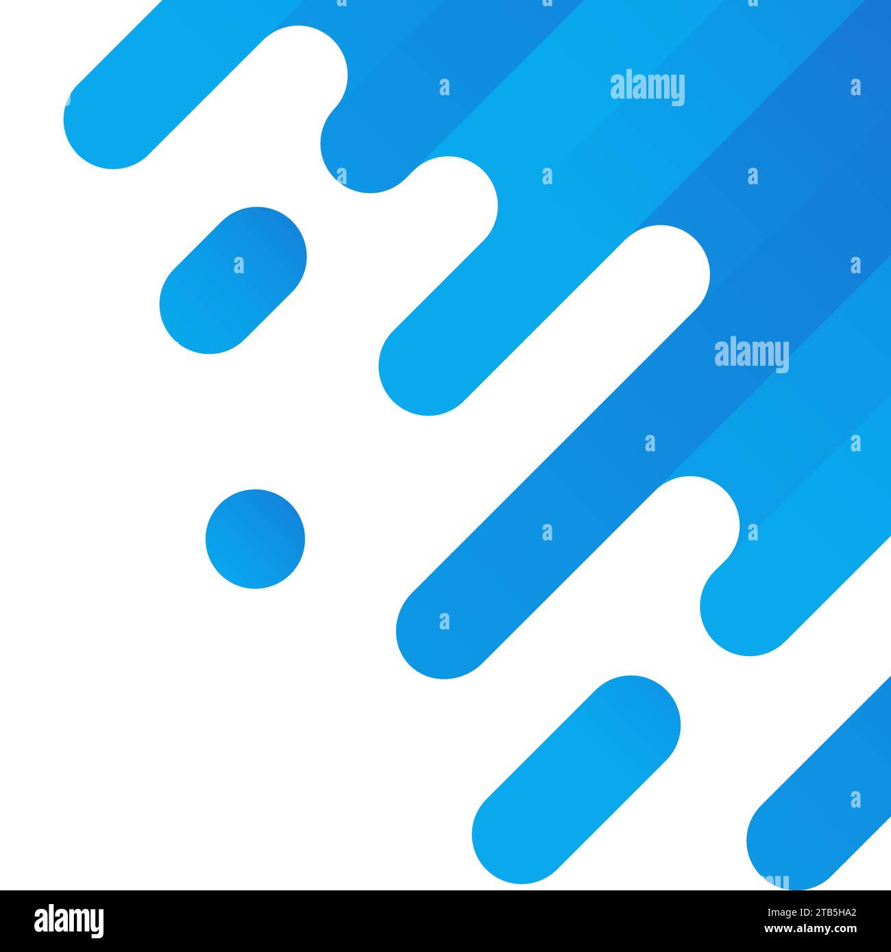 Rounded lines shapes in diagonal rhythm dynamic composition. Geometric Rounded Shape Background. Stock Vector