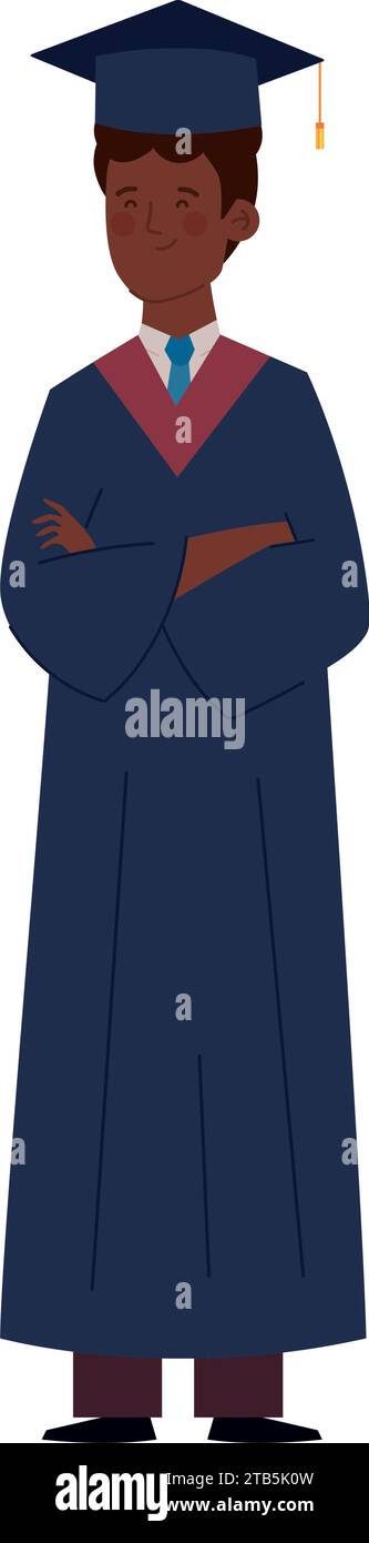 graduation event graduate boy Stock Vector Image & Art - Alamy