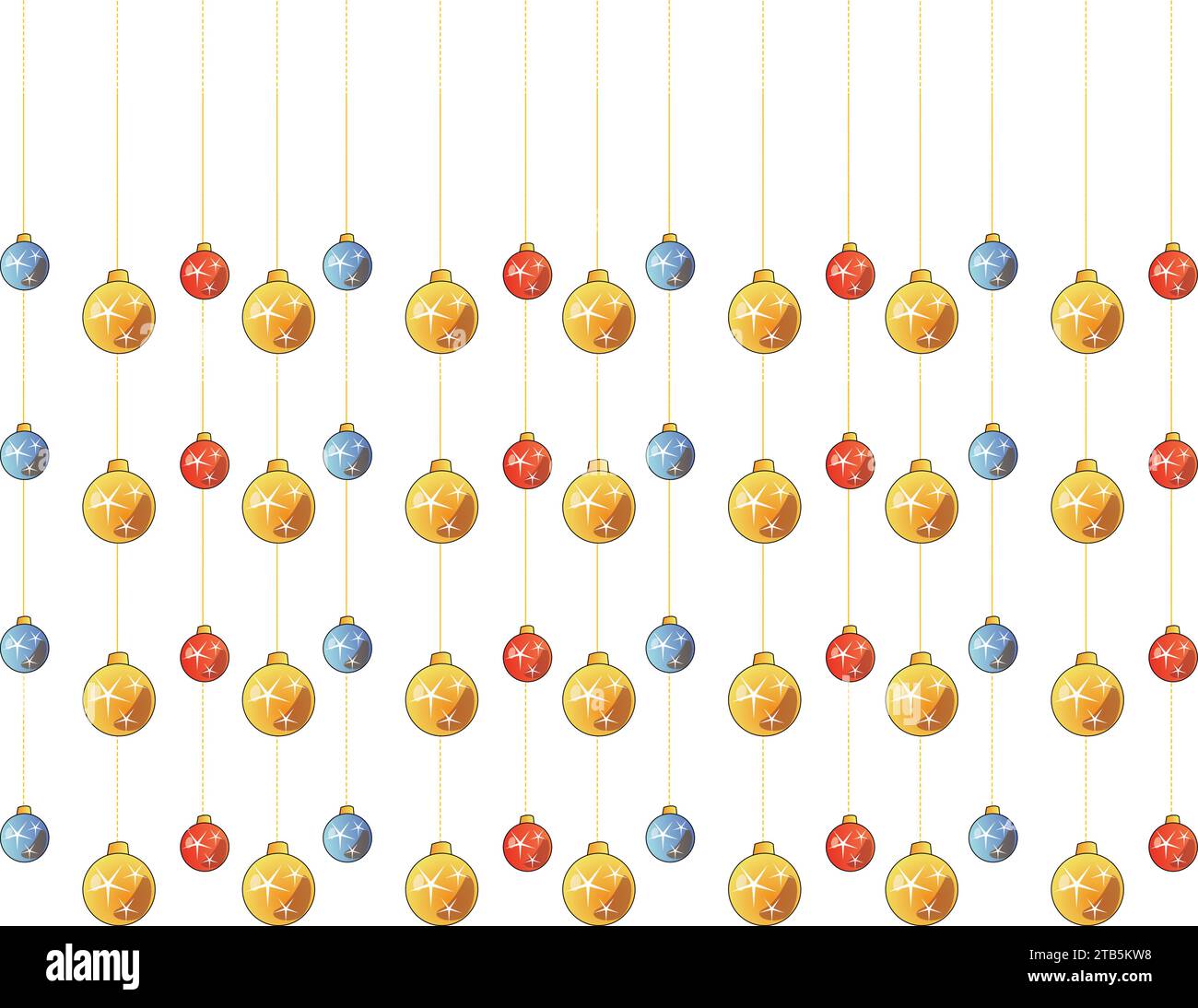 Red green glass baubles Stock Vector Images - Alamy