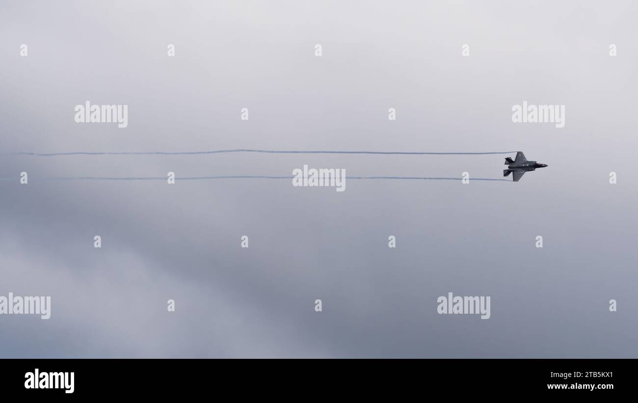 An F35A Lightning II assigned to the 58th Fighter Squadron, Eglin Air