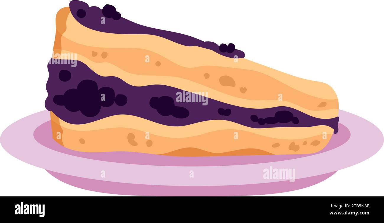 chile pastry food Stock Vector