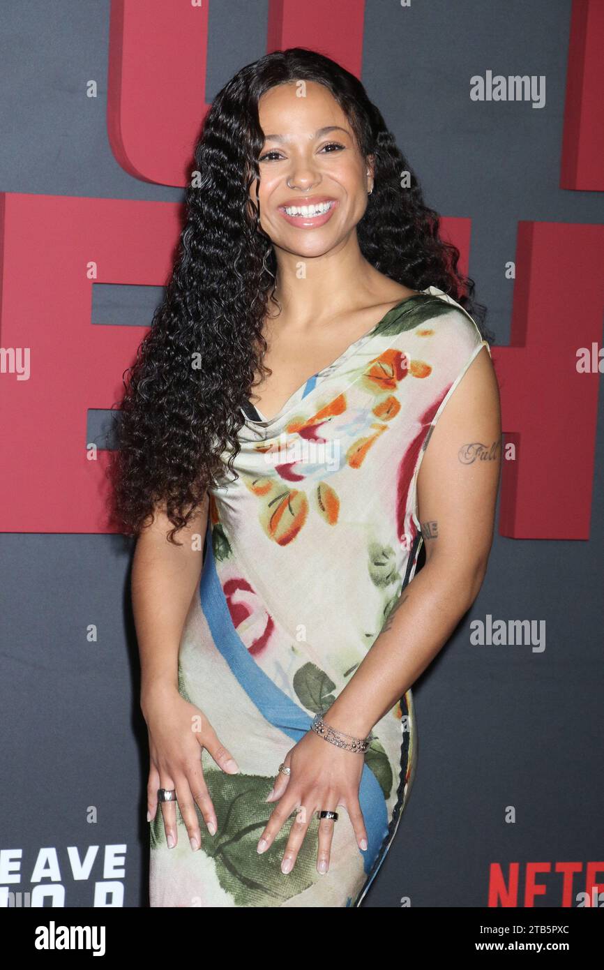 New York, NY, USA. 4th Dec, 2023. Myha'la Herrold at Netflix's Leave The World Behind premiere at Paris Theater on December 04, 2023 in New York City. Credit: Rw/Media Punch/Alamy Live News Stock Photo