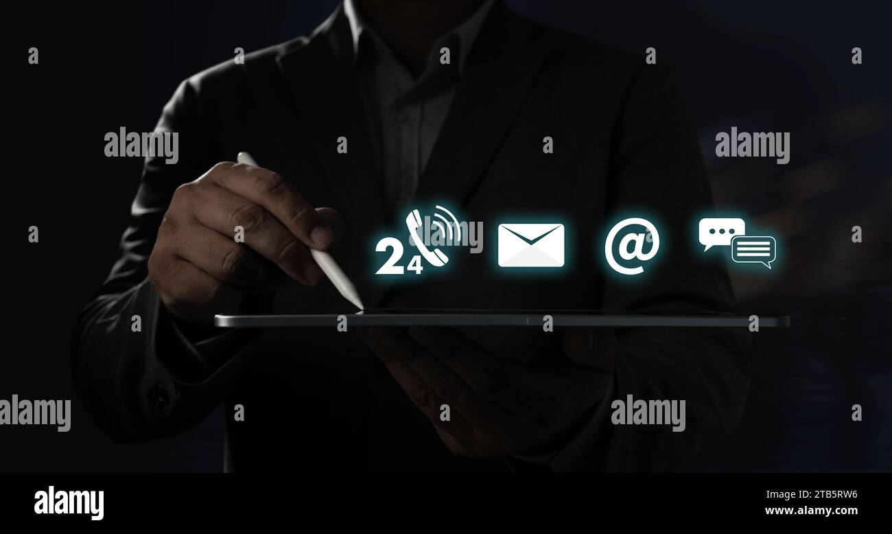 24 call icon hi-res stock photography and images - Alamy