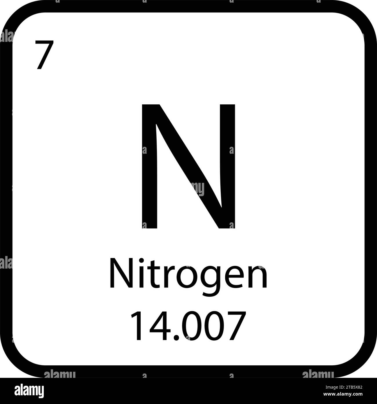 Nitrogen icon vektor illustration design stock vector image art alamy