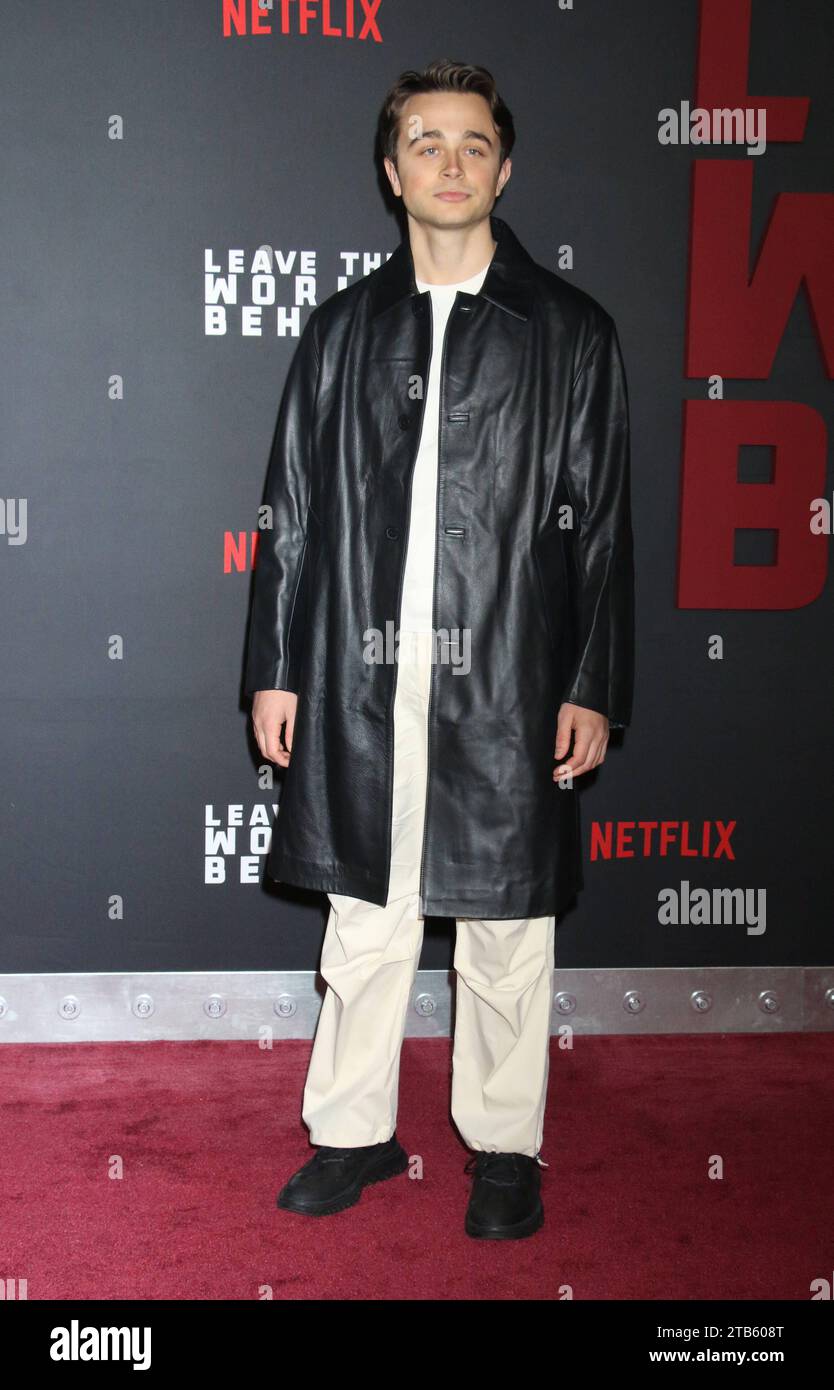 NEW YORK, NY - DECEMBER 4: Ben Ahlers at Netflix s Leave The World