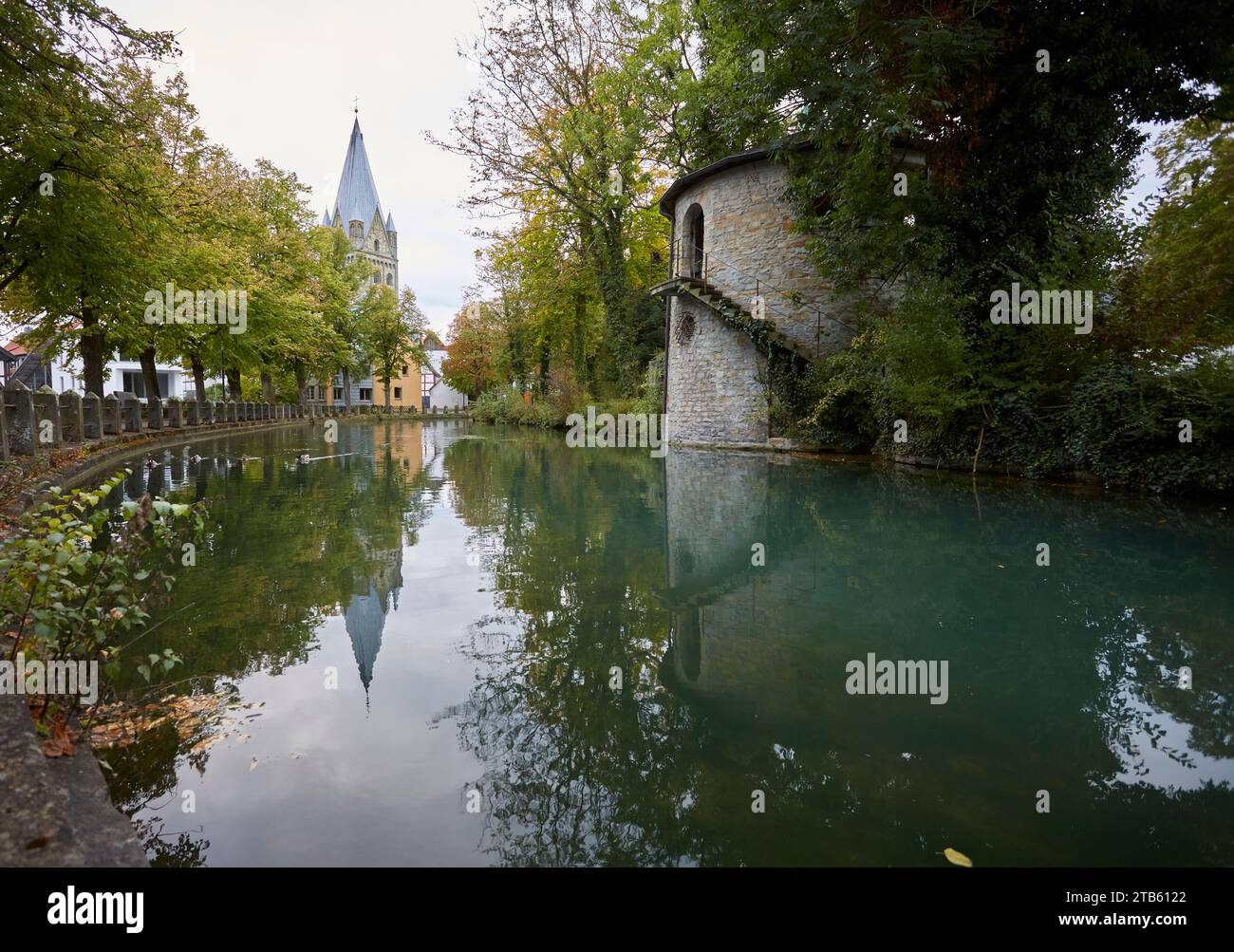 Erwitte, Stadtmitte, Ortsmitte, Impressionen Stock Photo