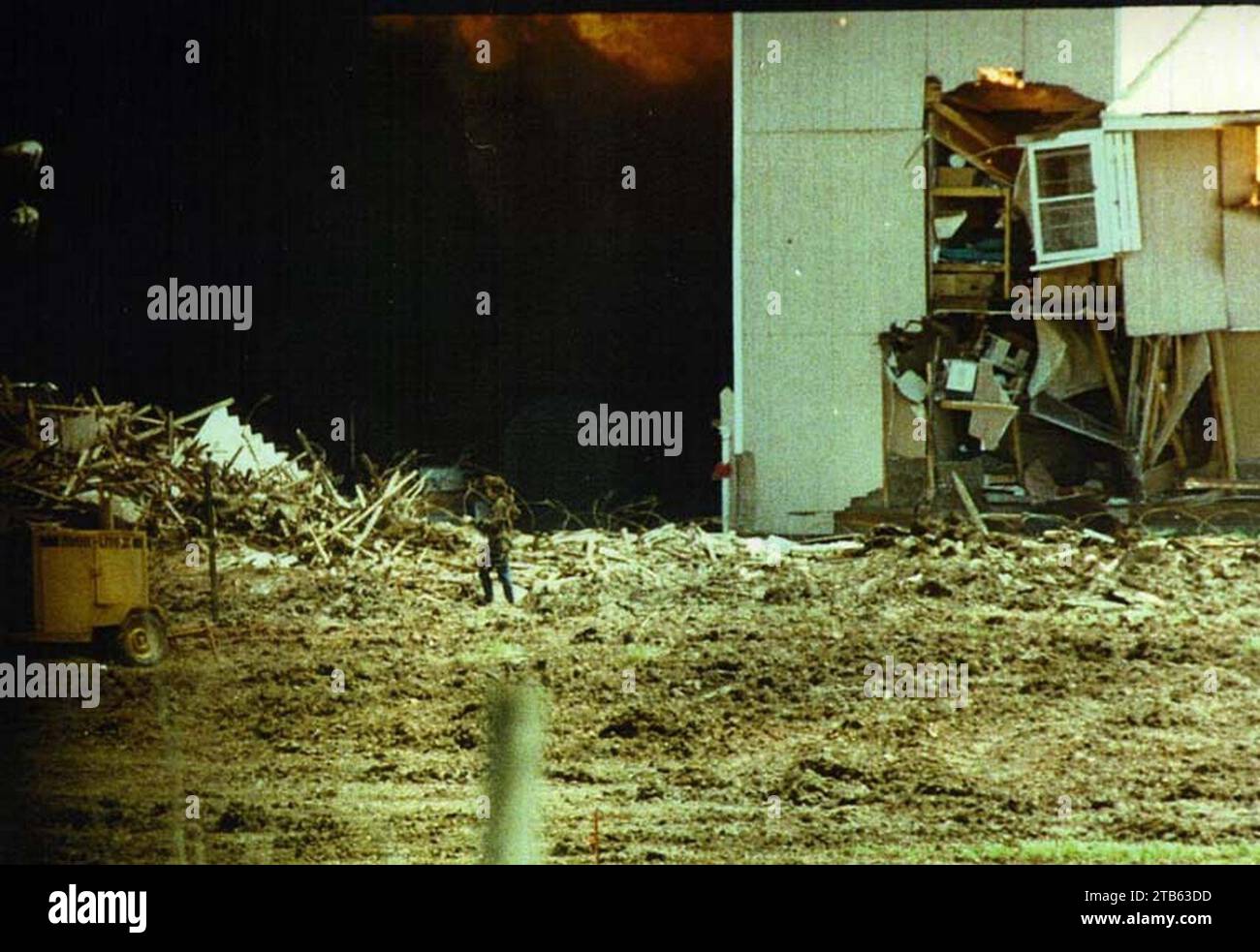 Waco Siege Riddle Image No. 1 After jump Stock Photo Alamy