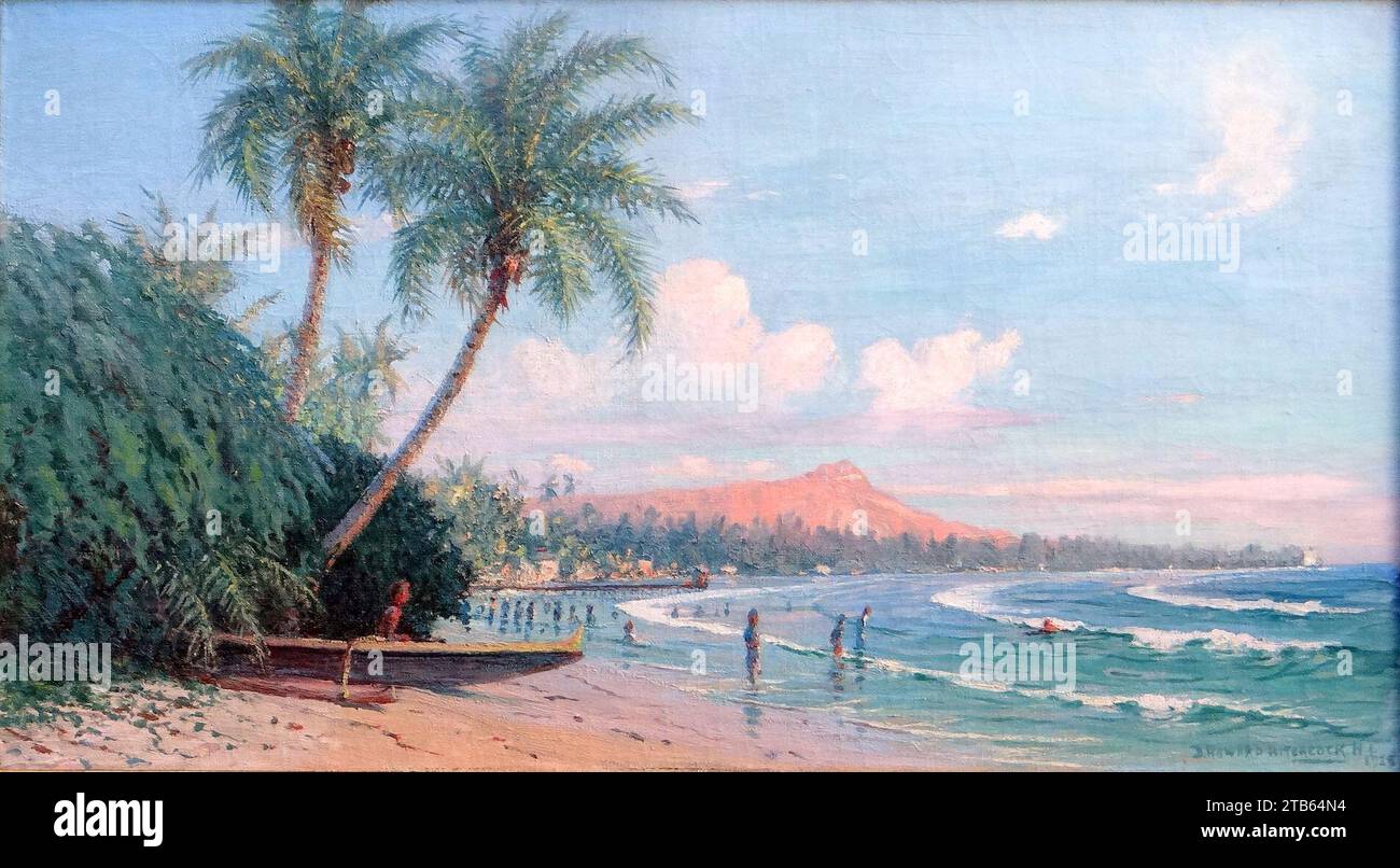Vintage oahu diamond head hi-res stock photography and images - Alamy