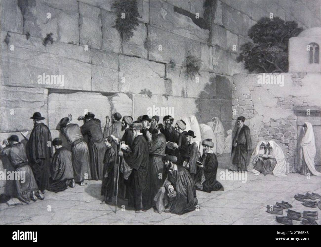 Wall of Solomon, c1880 Stock Photo - Alamy