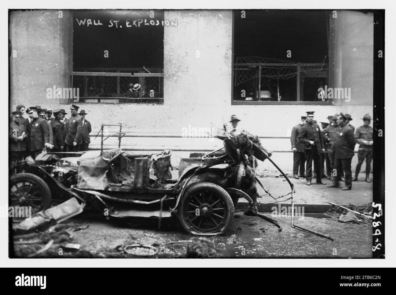 Wall St. explosion Stock Photo Alamy
