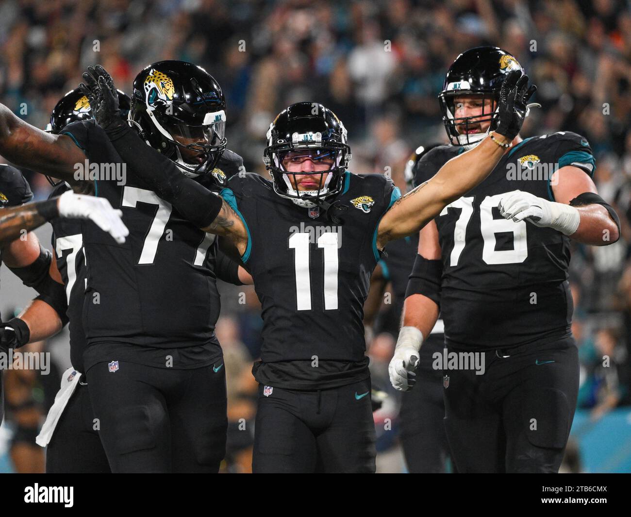 Jacksonville, FL, USA. 4th Dec, 2023. Jacksonville Jaguars wide