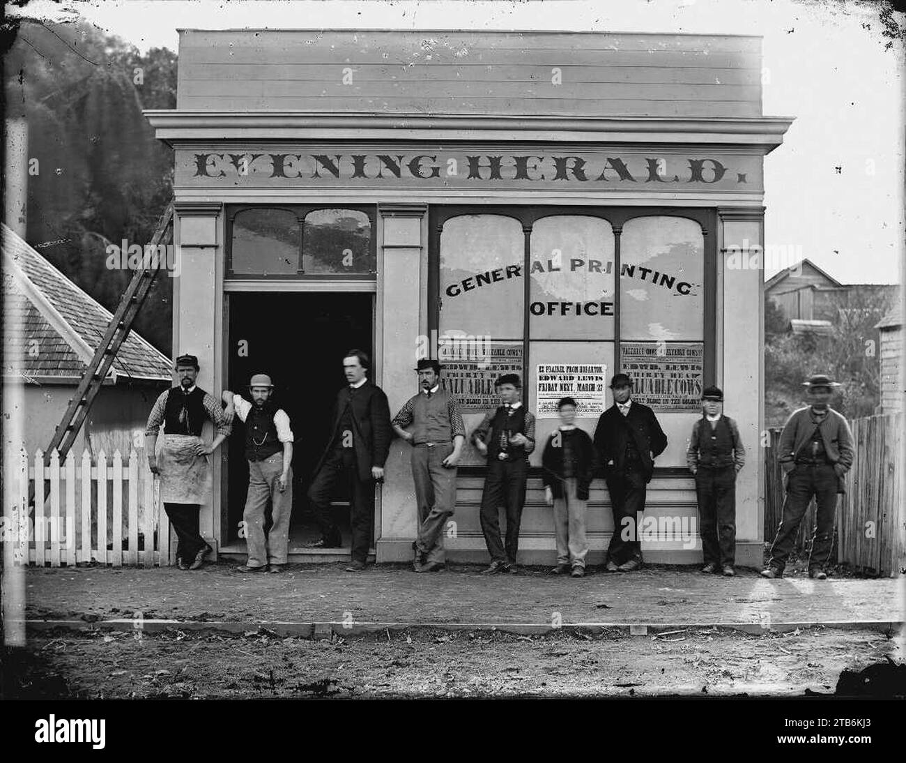 Wanganui Herald NLNZ Stock Photo Alamy