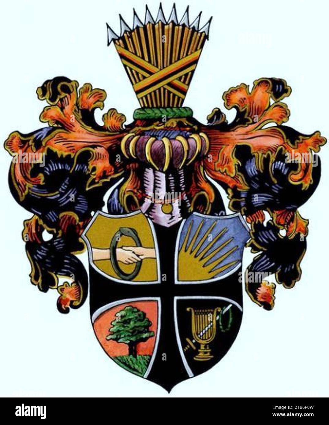 Wappen der Deutschen Burschenschaft Stock Photo Alamy