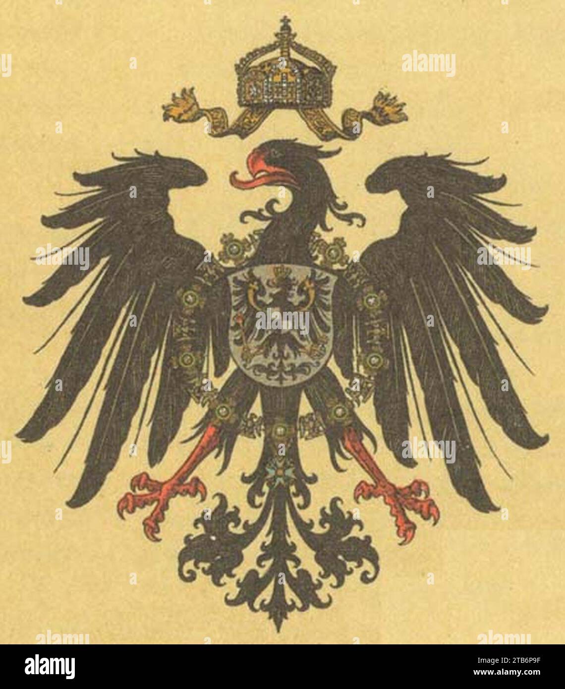 Wappen Deutsches Reich - Reichswappen (Klein). Stock Photo