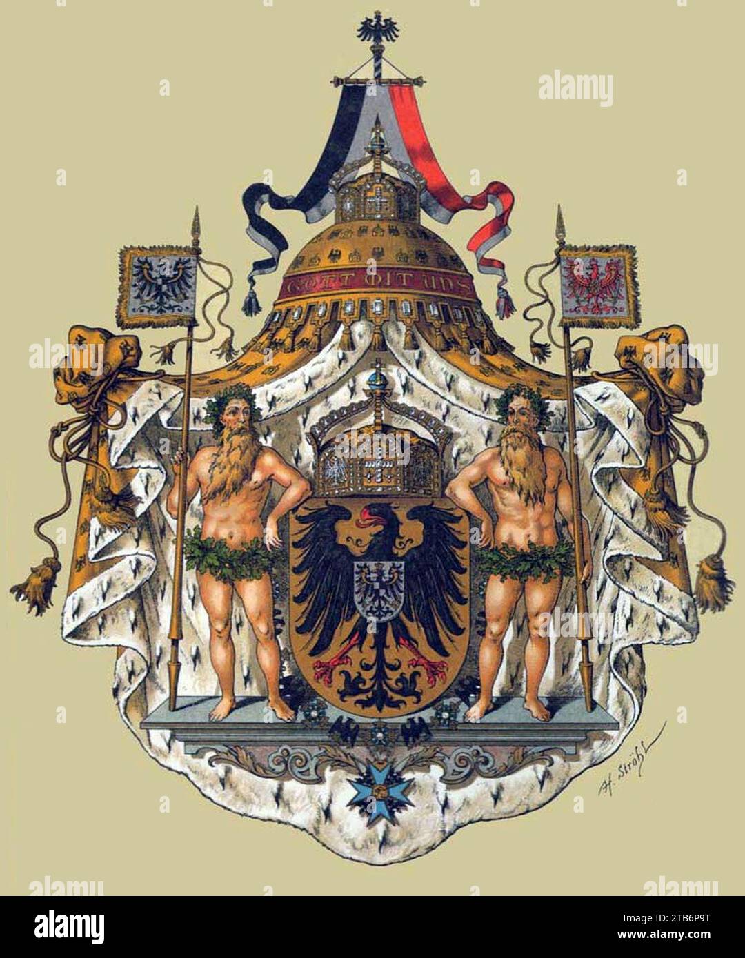 Wappen Deutsches Reich - Reichswappen (Grosses). Stock Photo